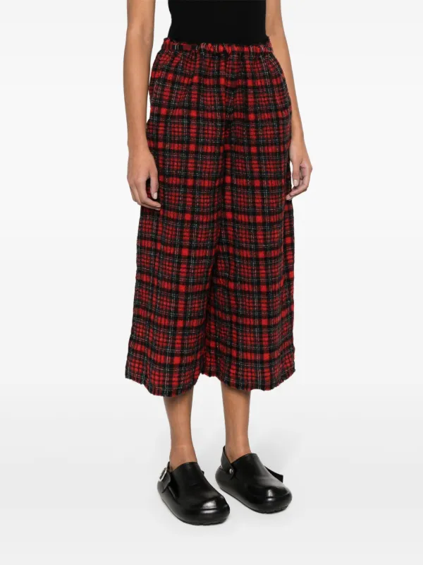 Daniela Gregis チェック ワイドパンツ | レッド | FARFETCH JP Daniela Gregis チェック ワイドパンツ | レッド | FARFETCH JP