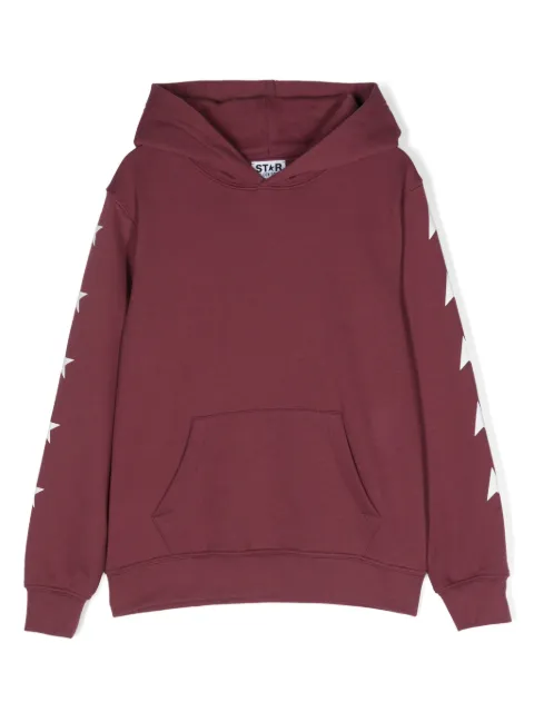 Golden Goose Kids star-print drop-shoulder hoodie 