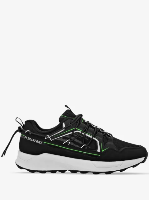 Plein Sport tenis con agujetas y paneles