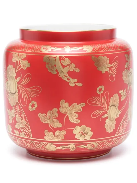 GINORI 1735 florero Oriente Italiano Rubrum de 18cm