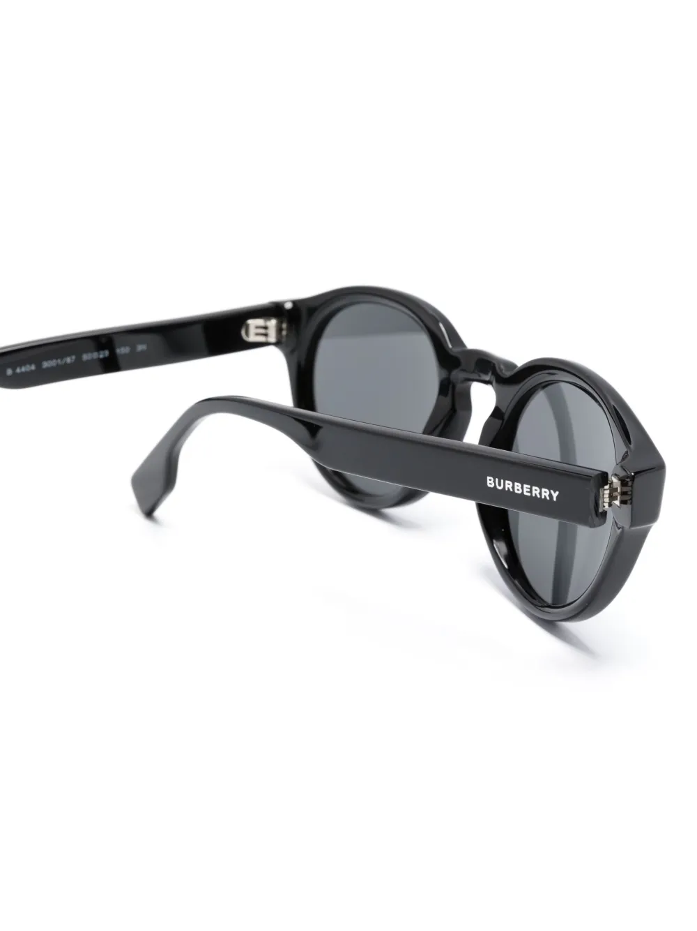 Burberry Eyewear Zonnebril met rond montuur Zwart