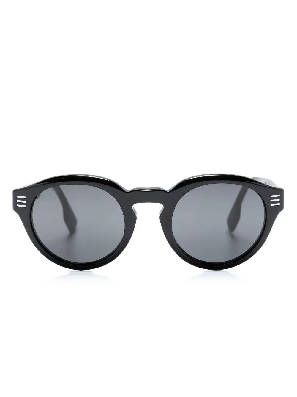 Burberry Eyewear Zonnebril met rond montuur Zwart