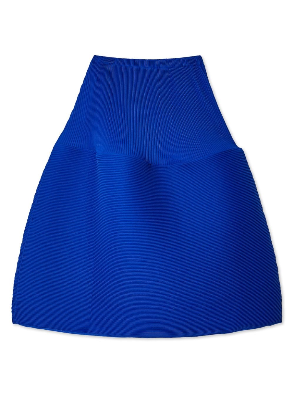 Melitta Baumeister elasticated A-line mini skirt - Blauw