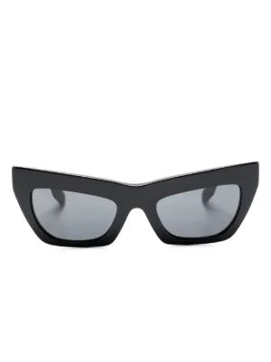 Burberry Eyewear キャットアイ サングラス | ブラック | FARFETCH JP