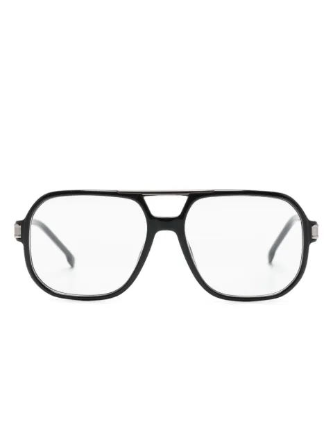Carrera logo plaque pilot-frame glasses