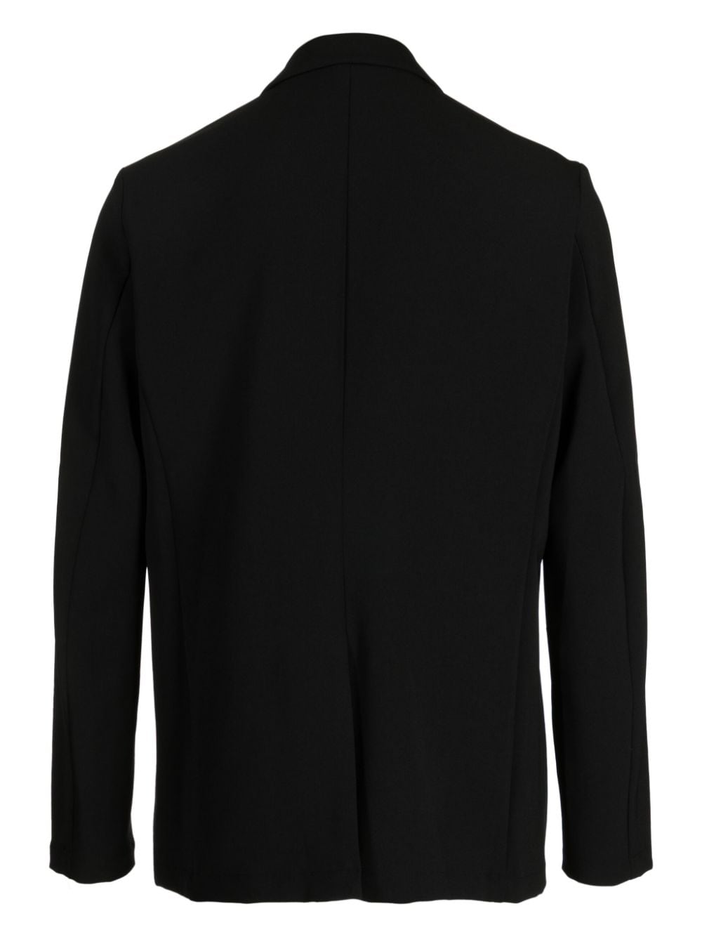 Attachment single-breasted button-fastening blazer - Zwart