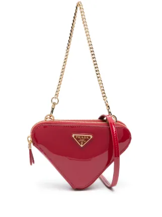 Prada Mini Patent Leather Bag Red FARFETCH UK