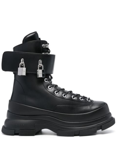 Both Gao Eva padlock-detail boots 