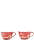 GINORI 1735 Oriente Italiano porcelain tea cup (set of two) - Red