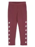 Golden Goose Kids star-print track pants - Red