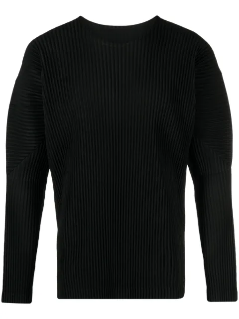 Homme Plissé Issey Miyake pleated plissé T-shirt