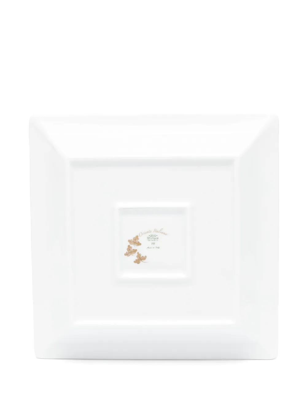 Ginori 1735 Oriente Italiano Rubrum Porcelain Square Plate (24,5cm) In Rot