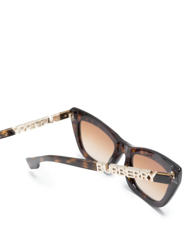 Burberry Eyewear ロゴ サングラス | ブラウン | FARFETCH JP