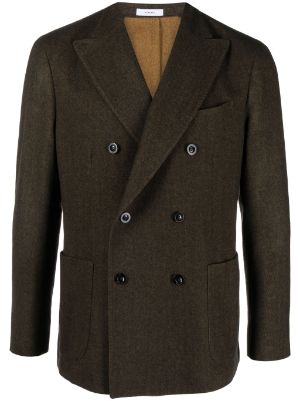 Wool double 2025 breasted jacket