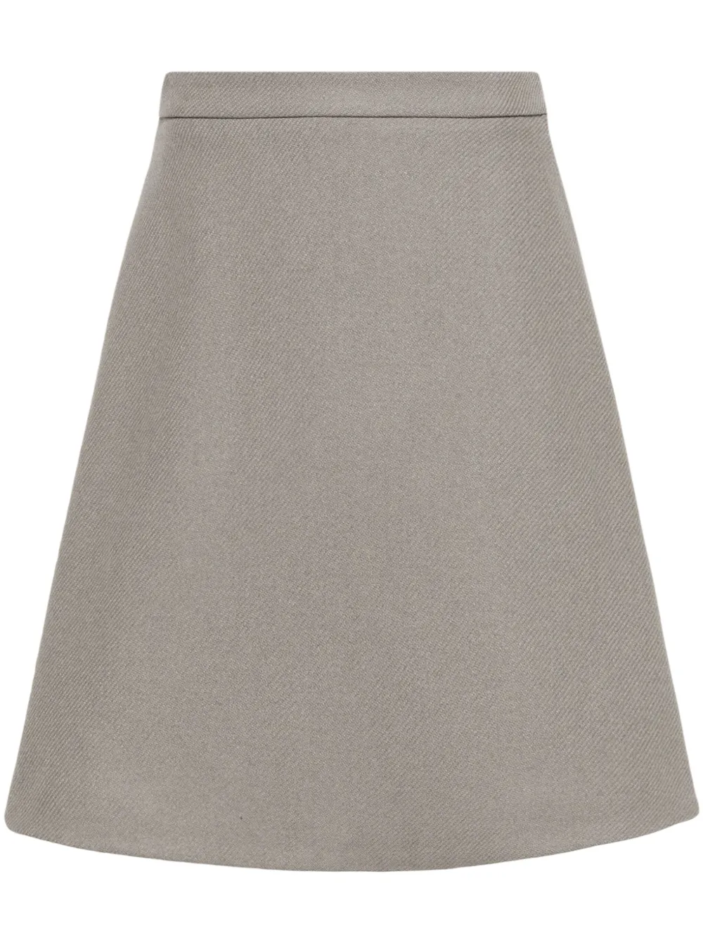 AMI Paris Gebreide midi-rok Beige