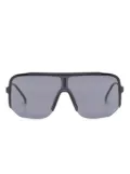 Carrera 1060/S logo-print shield-frame sunglasses - Black