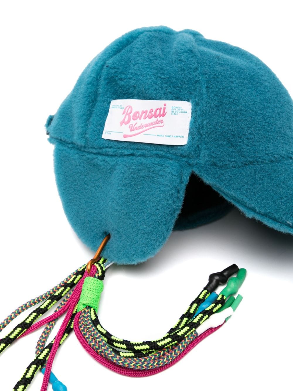 Bonsai Carabiner flap baseball cap - Blauw