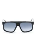 Carrera 1061/S shield-frame matte sunglasses - Black