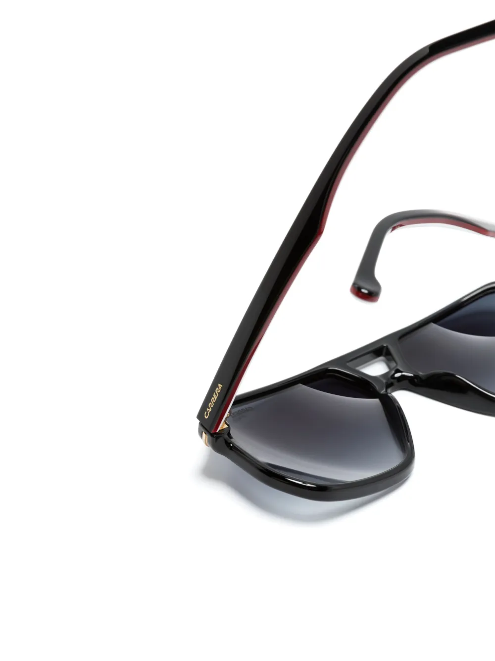 Carrera 302 S zonnebril met piloten montuur Zwart