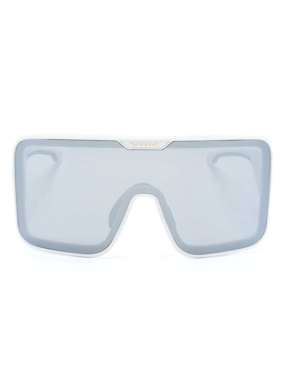 Carrera Flagbag Shield-frame Sunglasses In White