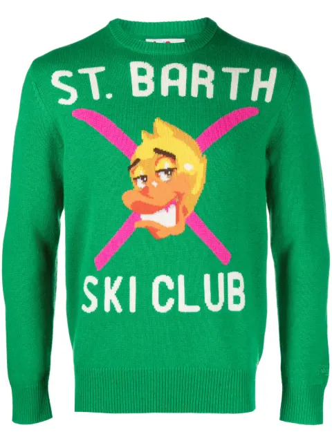 MC2 Saint Barth Duck Ski Club intarsia-knit jumper