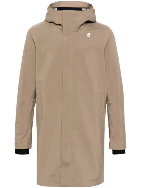 K-Way abrigo con botones y capucha 