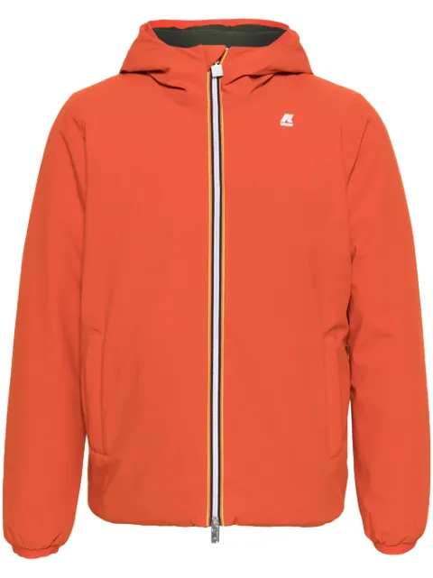 K-Way reversible zip-up hooded jacket