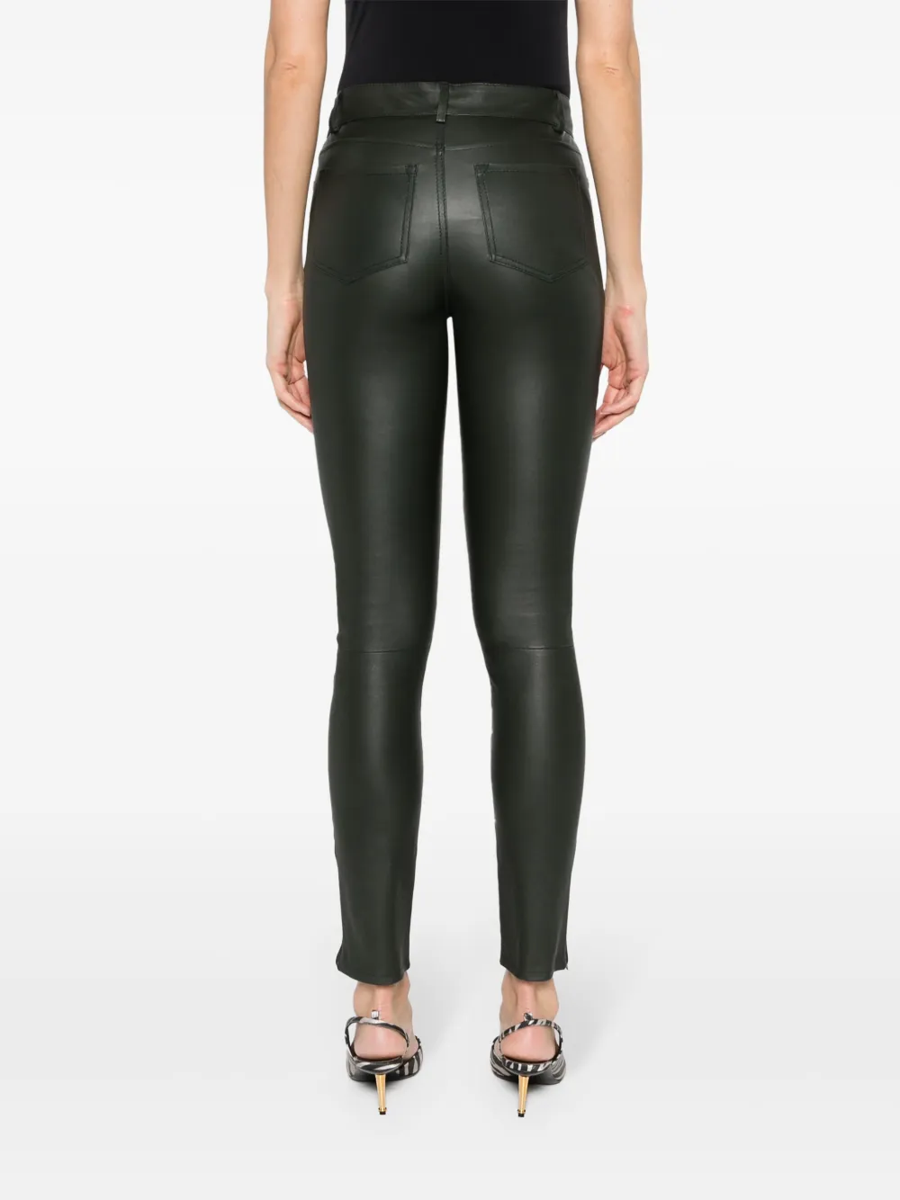 Federica Tosi Skinny broek Groen