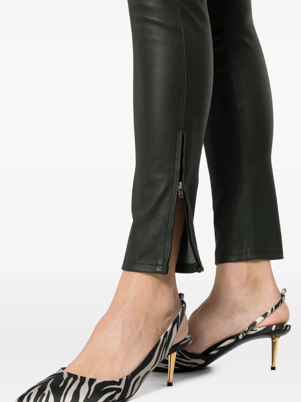 Federica Tosi Skinny broek Groen