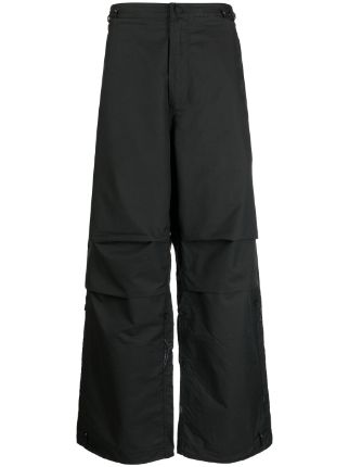 Maharishi Tiger Vs Samurai-embroidered Cargo Trousers | Black | FARFETCH PT