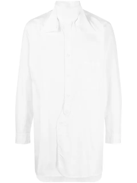 Yohji Yamamoto layered cotton shirt