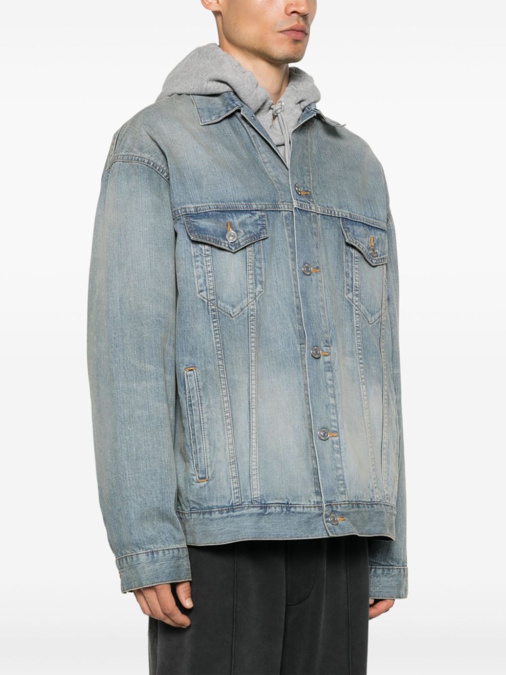 Balenciaga Paris Tropical denim jacket Men