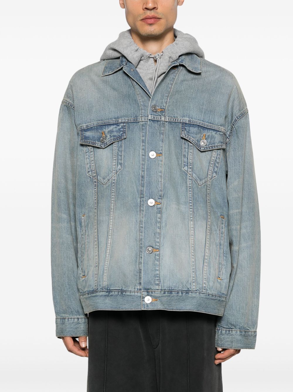 Balenciaga Paris Tropical denim jacket Men