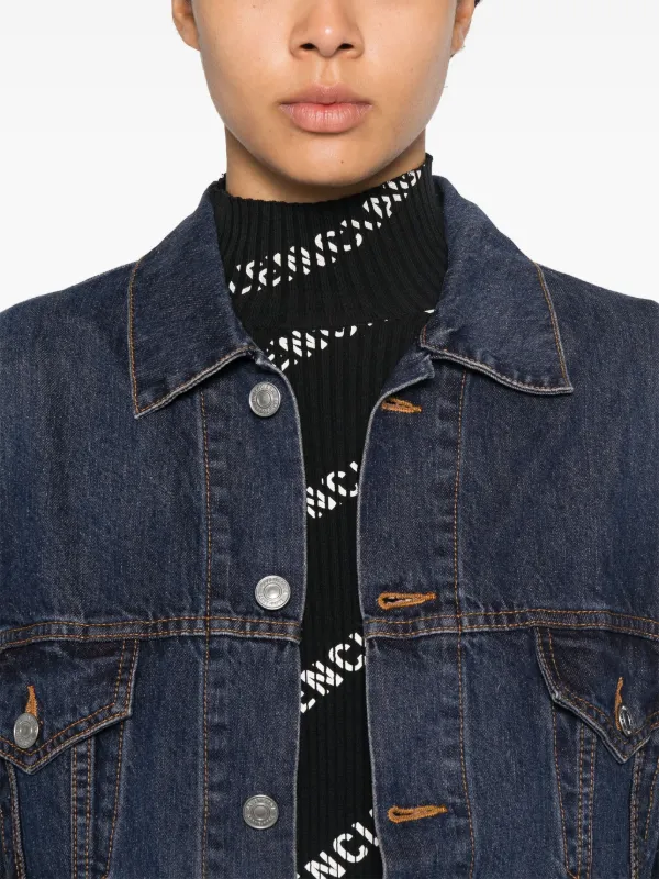 【BALENCIAGA】アワーグラス ジャケット ブルー Balenciaga アワーグラス ジャケット | ブルー | FARFETCH JP