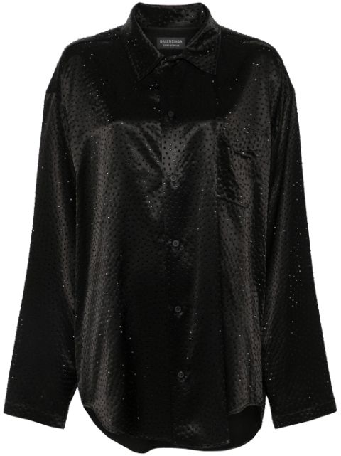 Balenciaga crystal-embellished shirt Women