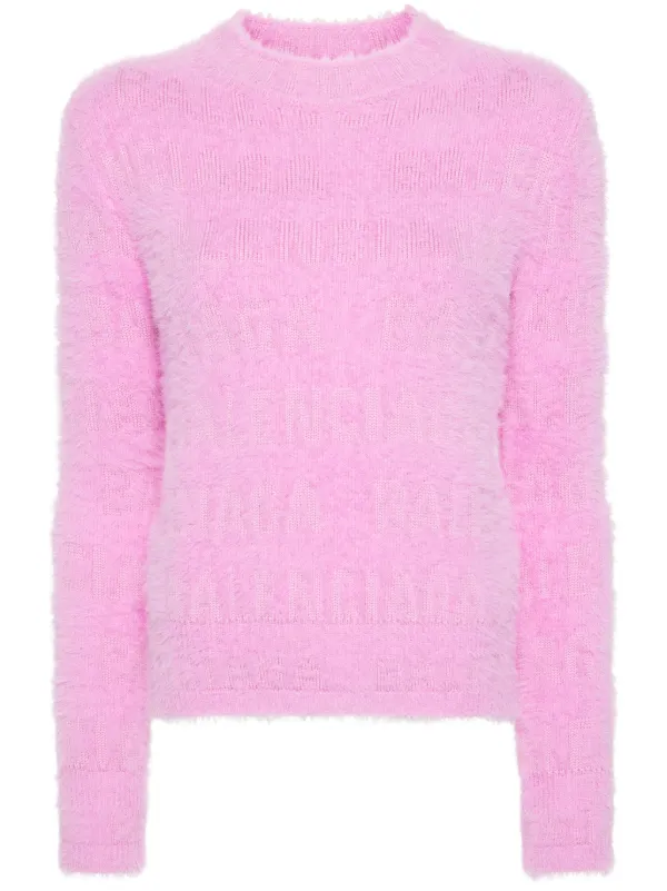 Balenciaga pink sweater hot sale
