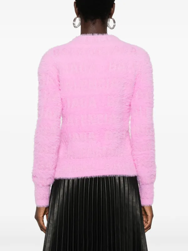 Balenciaga Bal Horizontal Sweater Pink FARFETCH AU