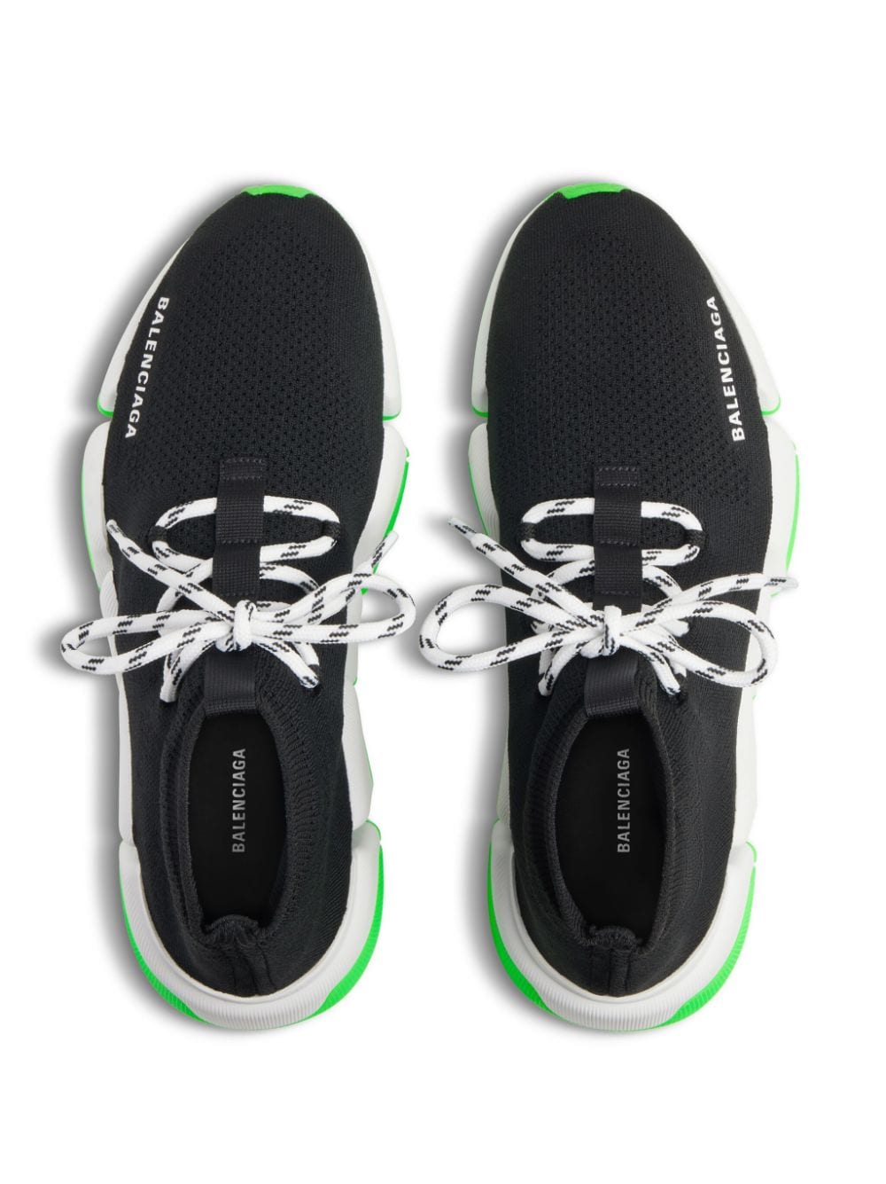 Shop Balenciaga Speed 2.0 Lace-up Sneakers In Black