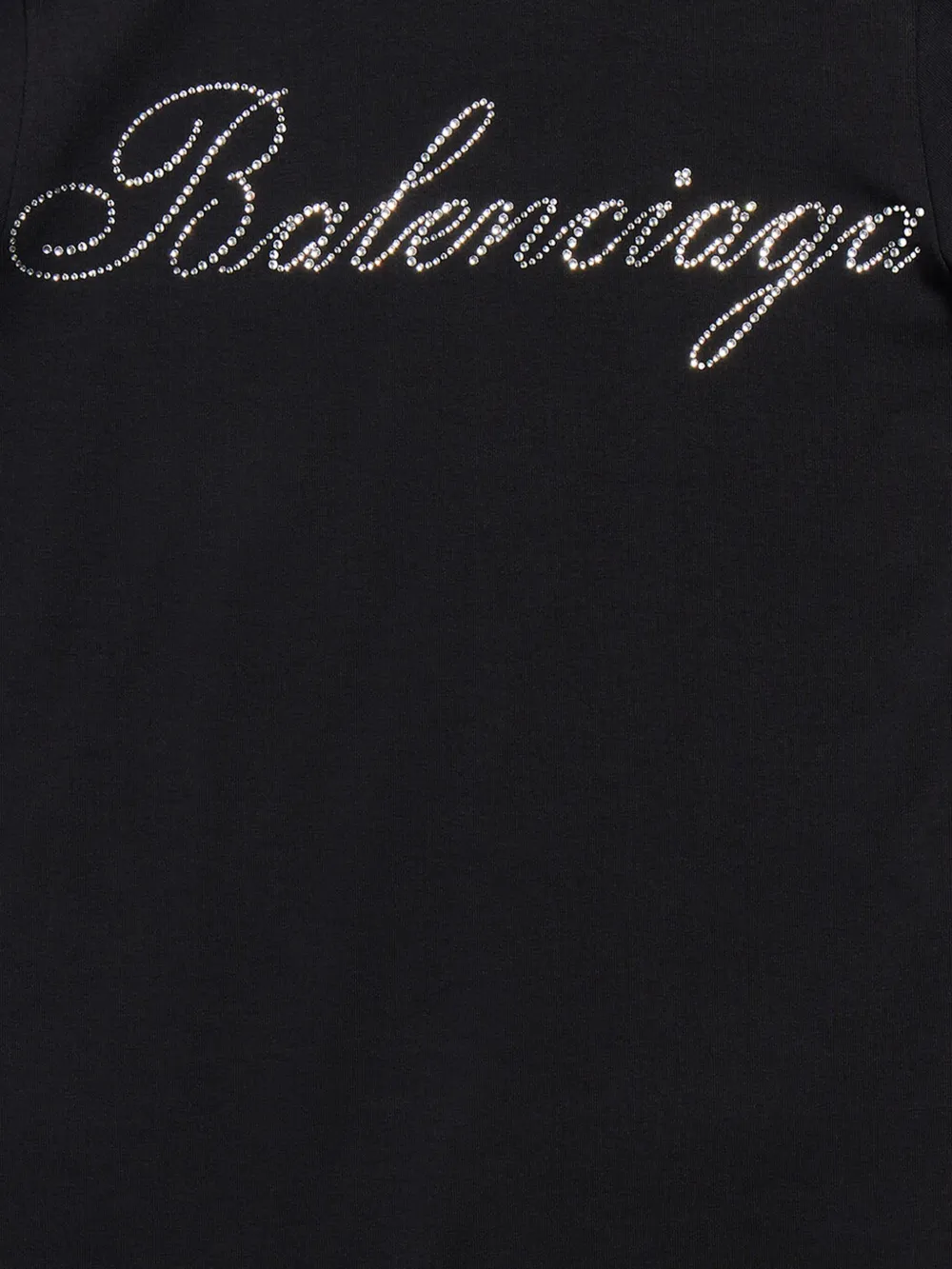 Balenciaga T-shirt verfraaid met stras Zwart