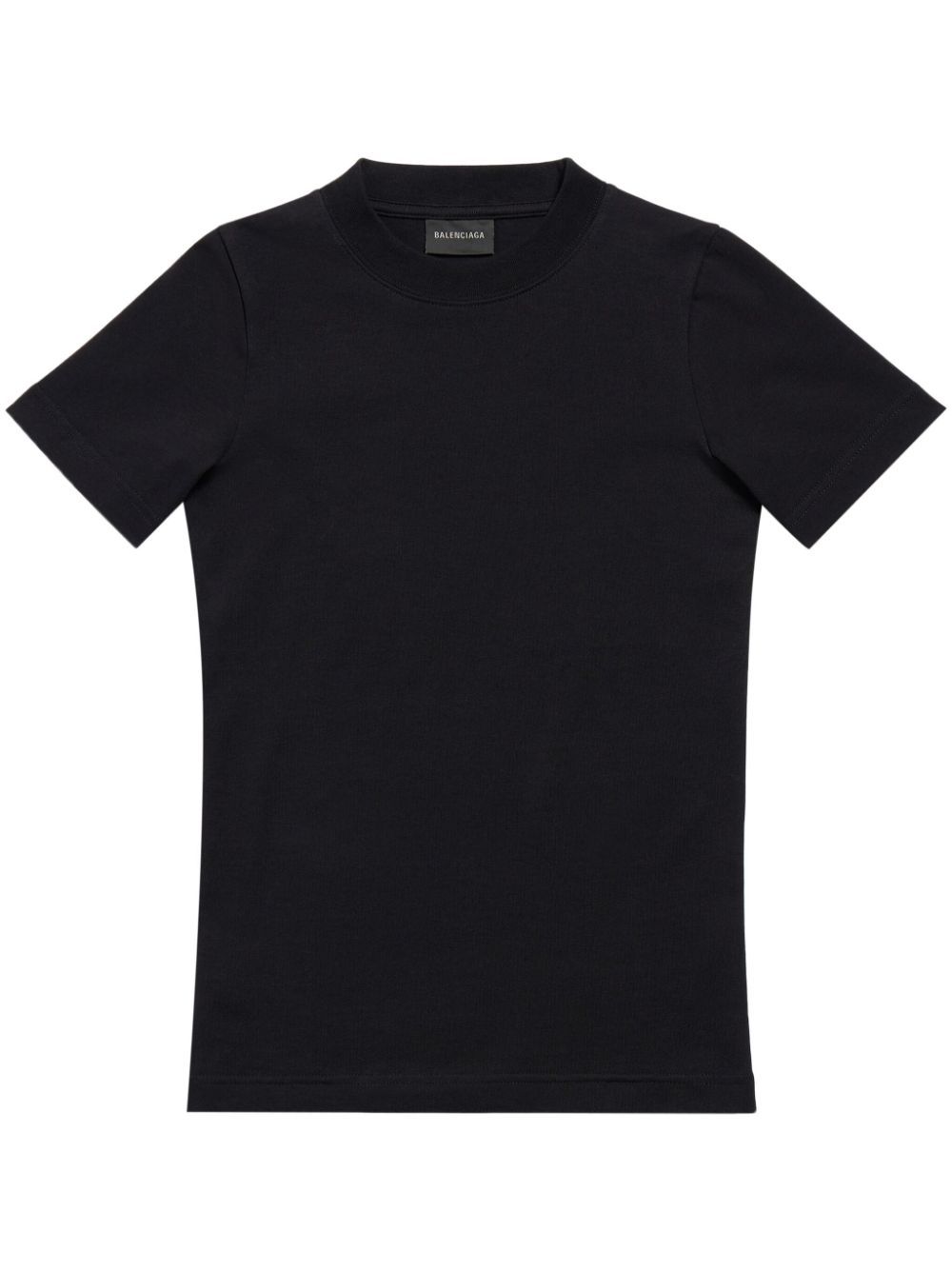 Shop Balenciaga Handwritten Rhinestone-embellished T-shirt In Black