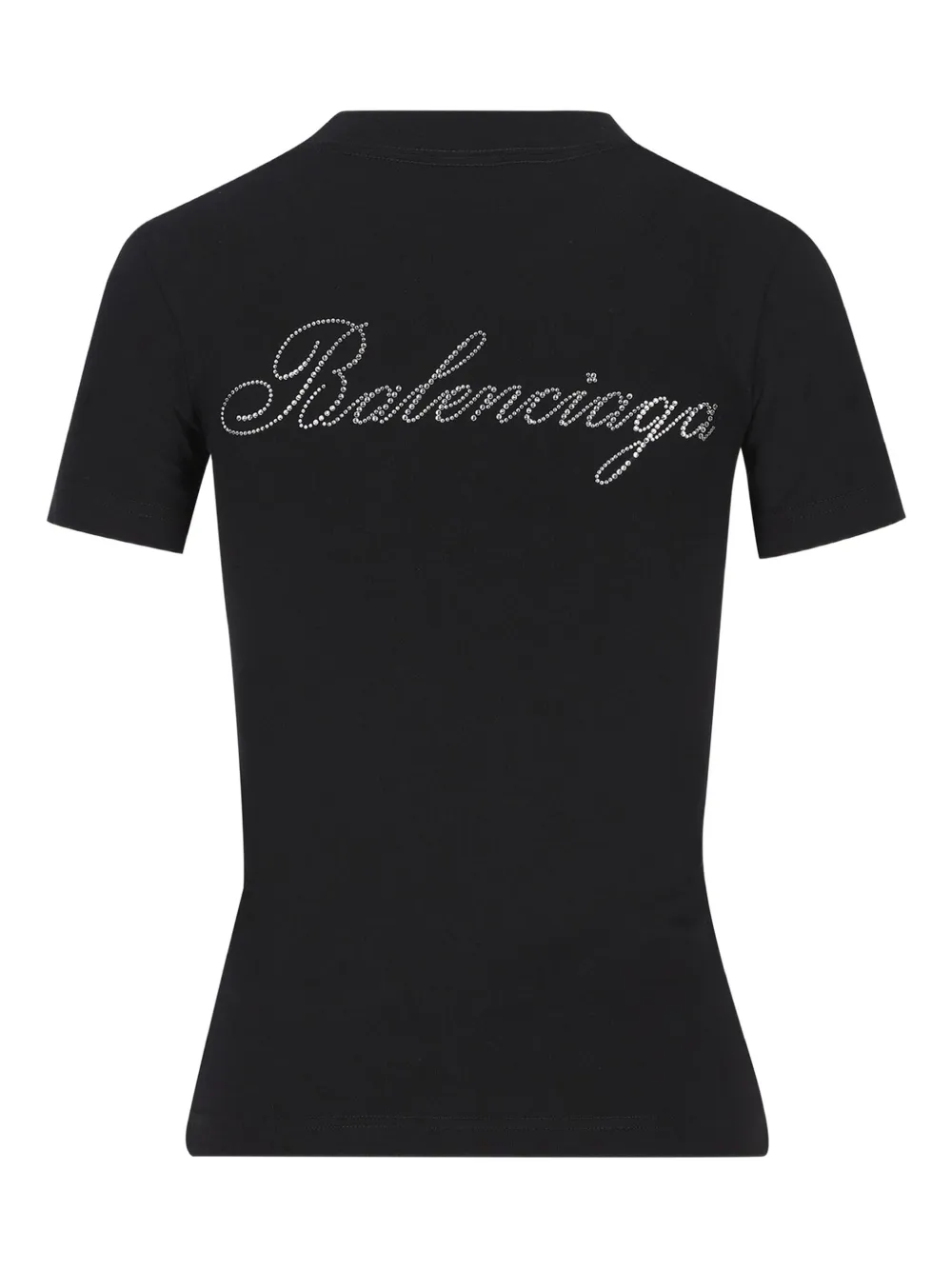 Balenciaga Camiseta Handwritten com aplicação de strass | Camisetas | Image 2