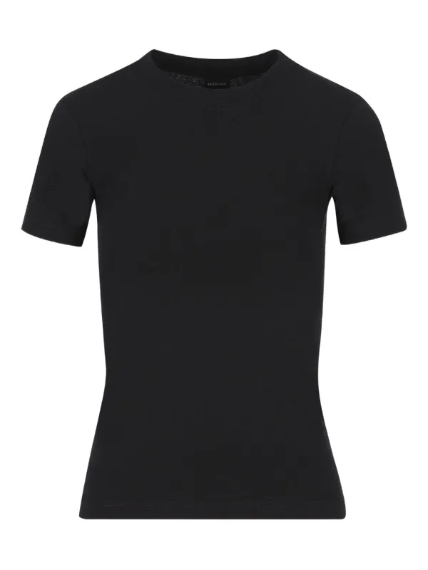 Balenciaga Handwritten ラインストーン Tシャツ | ブラック | FARFETCH JP