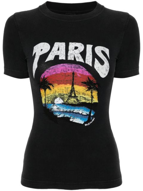 Balenciaga Paris Tropical T-shirt Women