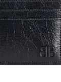 Balenciaga Monaco leather cardholder - Black