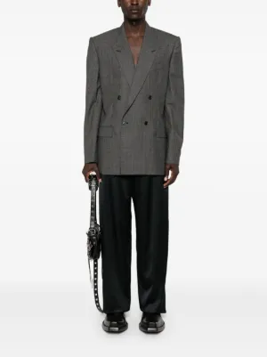 バレンシアガ　ブレザー　ジャケット　ダブル 国内発】BALENCIAGA オーバーサイズ ダブルブレスト ブレザー