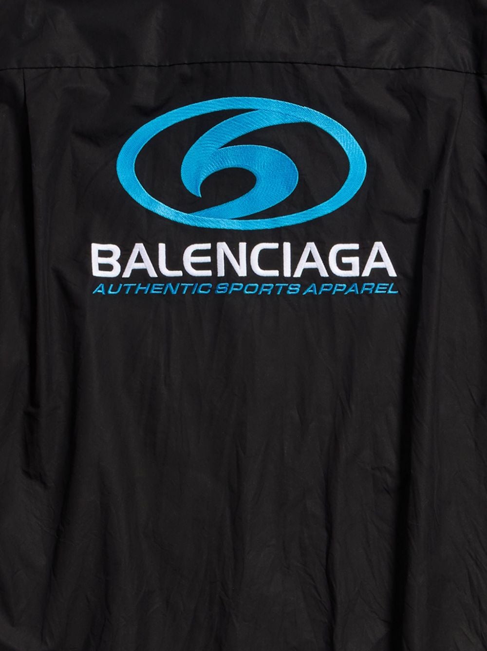 Shop Balenciaga Surfer Cotton Shirt In Black