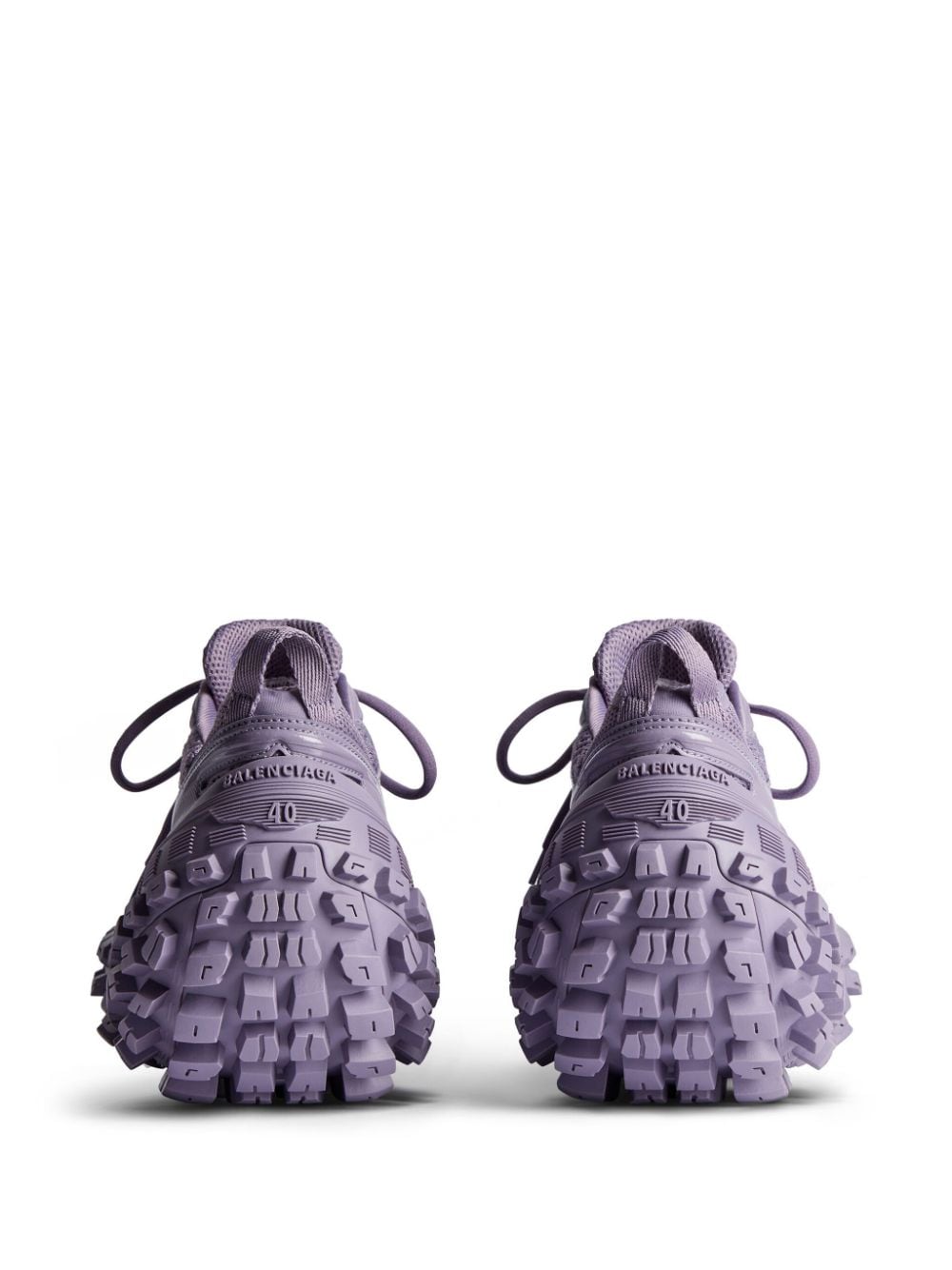 Shop Balenciaga Bouncer Chunky-sole Sneakers In Purple