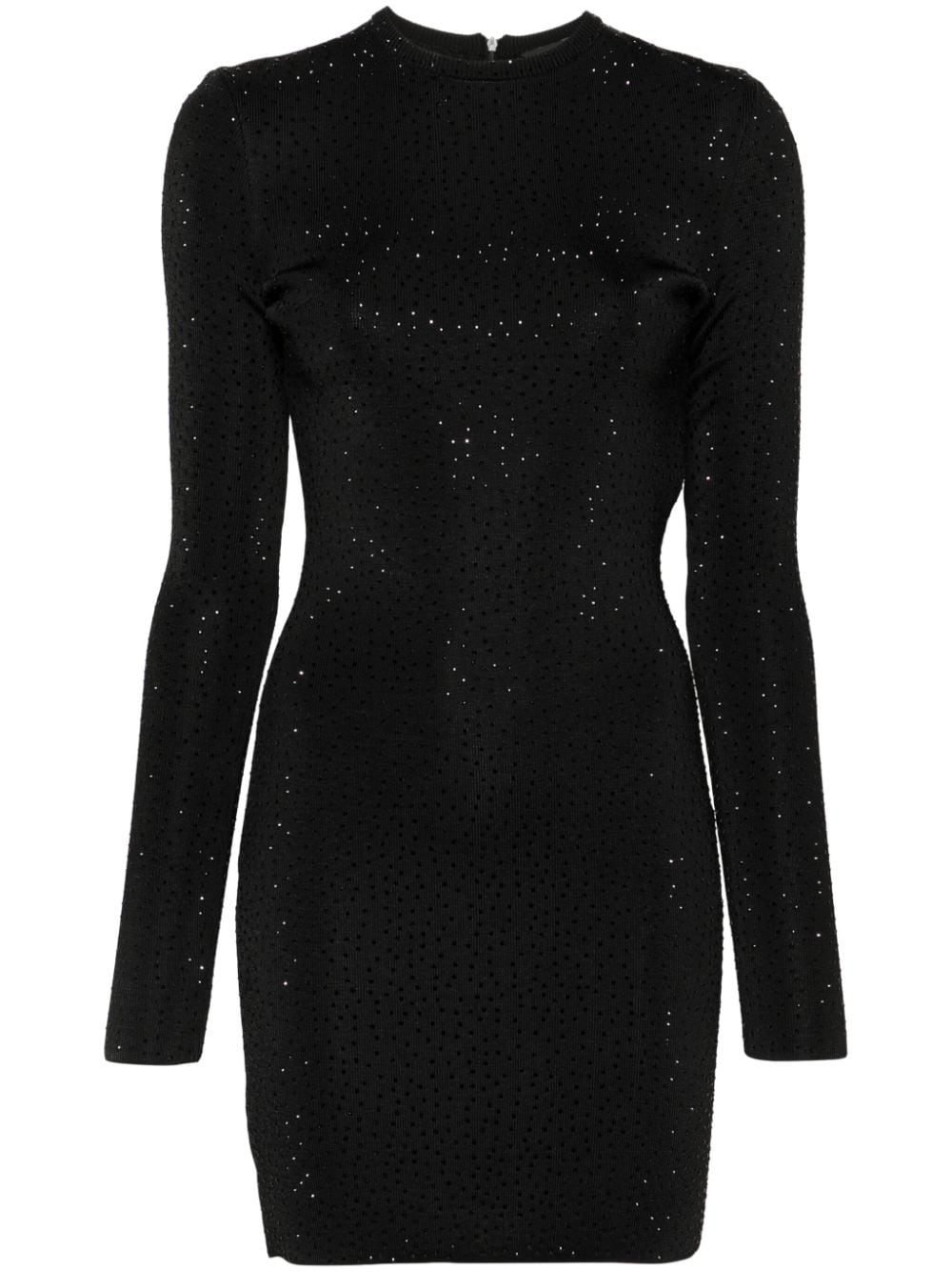 crystal-embellished mini dress