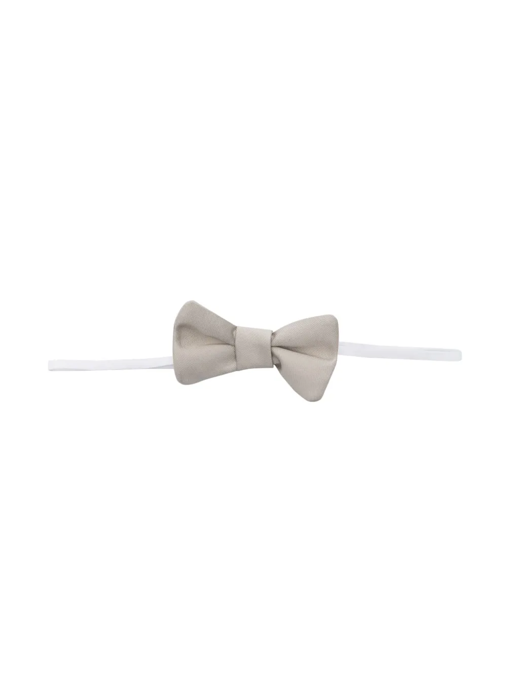 La Stupenderia Vlinderdas met strikdetail Beige