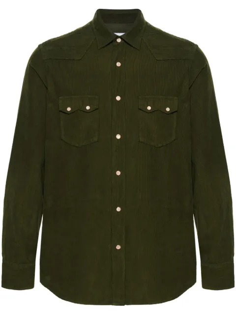 Lardini chemise en coton à col pointu